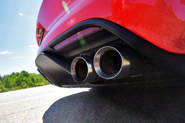 Car exhaust pipe